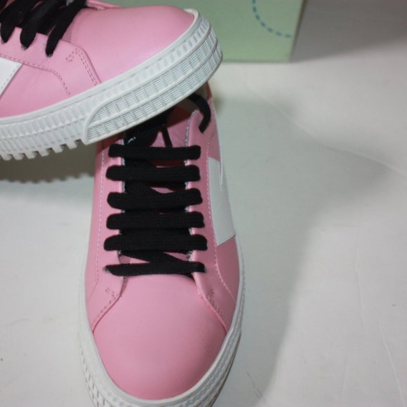 OFF-WHITE Virgil Abion Women’s Arrow Sneakers Pink Size 37 used with Box - Picture 3 of 7